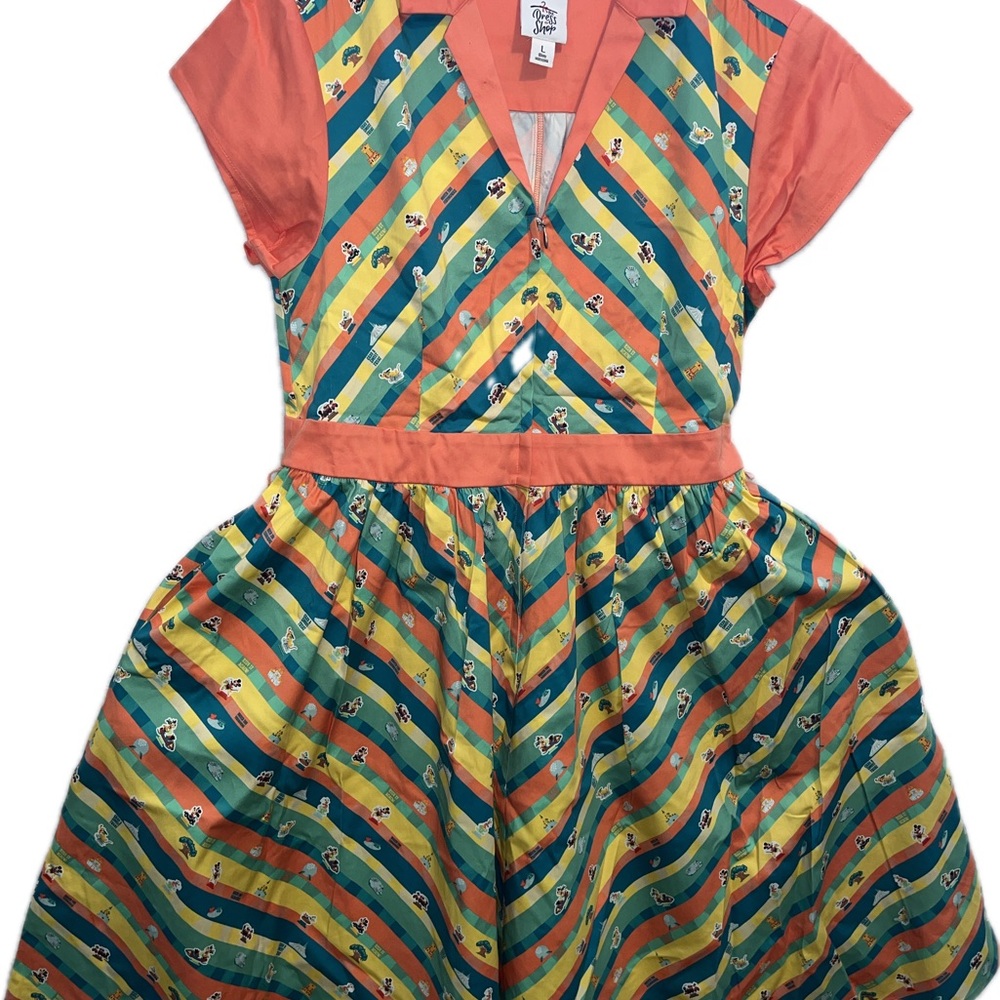 "Play in the Park" Disney Parks The Dress Shop Midcentury w/ POCKETS Large